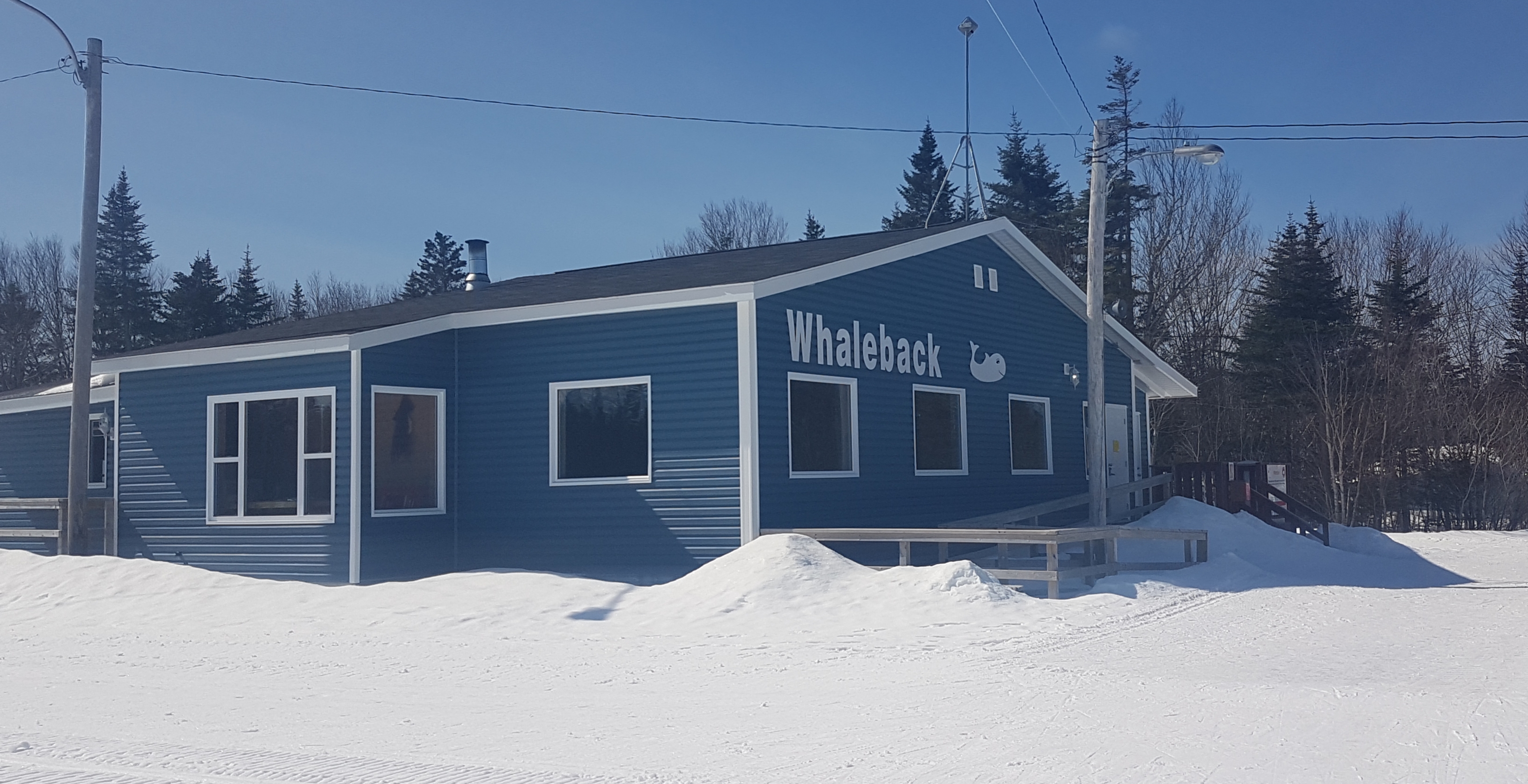 Photo of newly renovated lodge